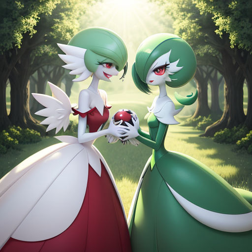 282 - The Embrace Pokemon - Mega Gardevoir — Weasyl