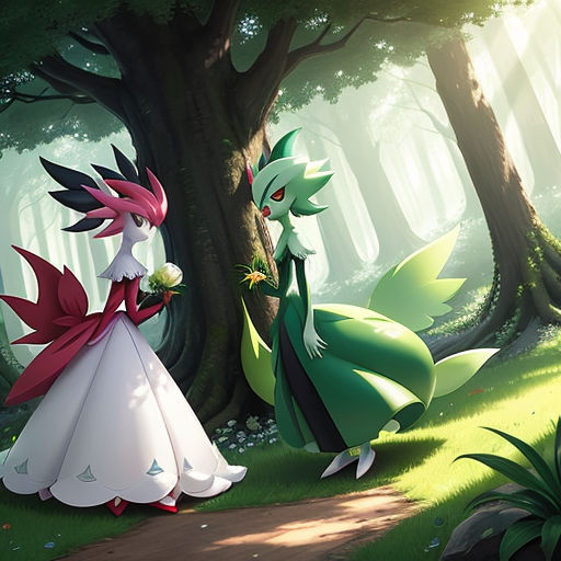 282 - The Embrace Pokemon - Mega Gardevoir — Weasyl