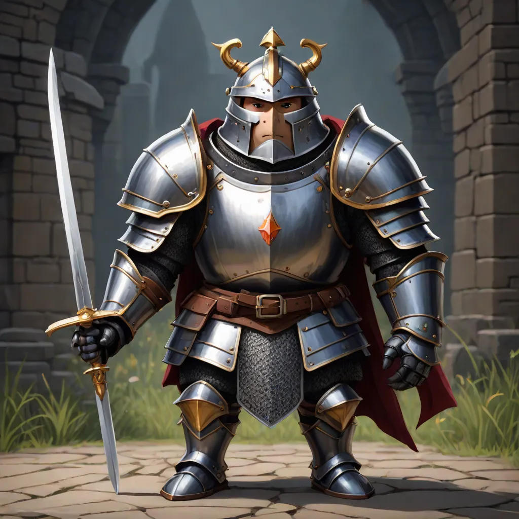 The Clumsy Knight's Triumph
