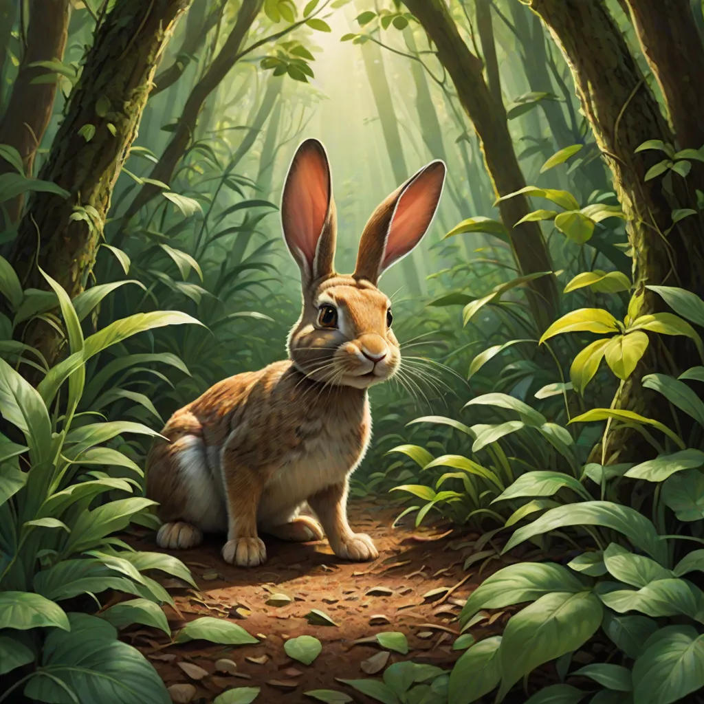 The Clever Rabbit and the Big Bad Snake