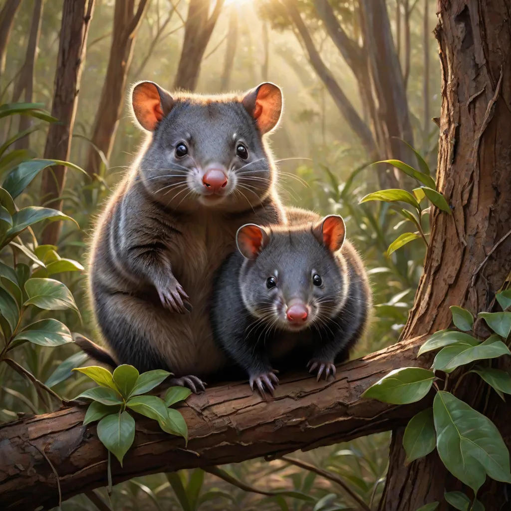A Possum's New Friend