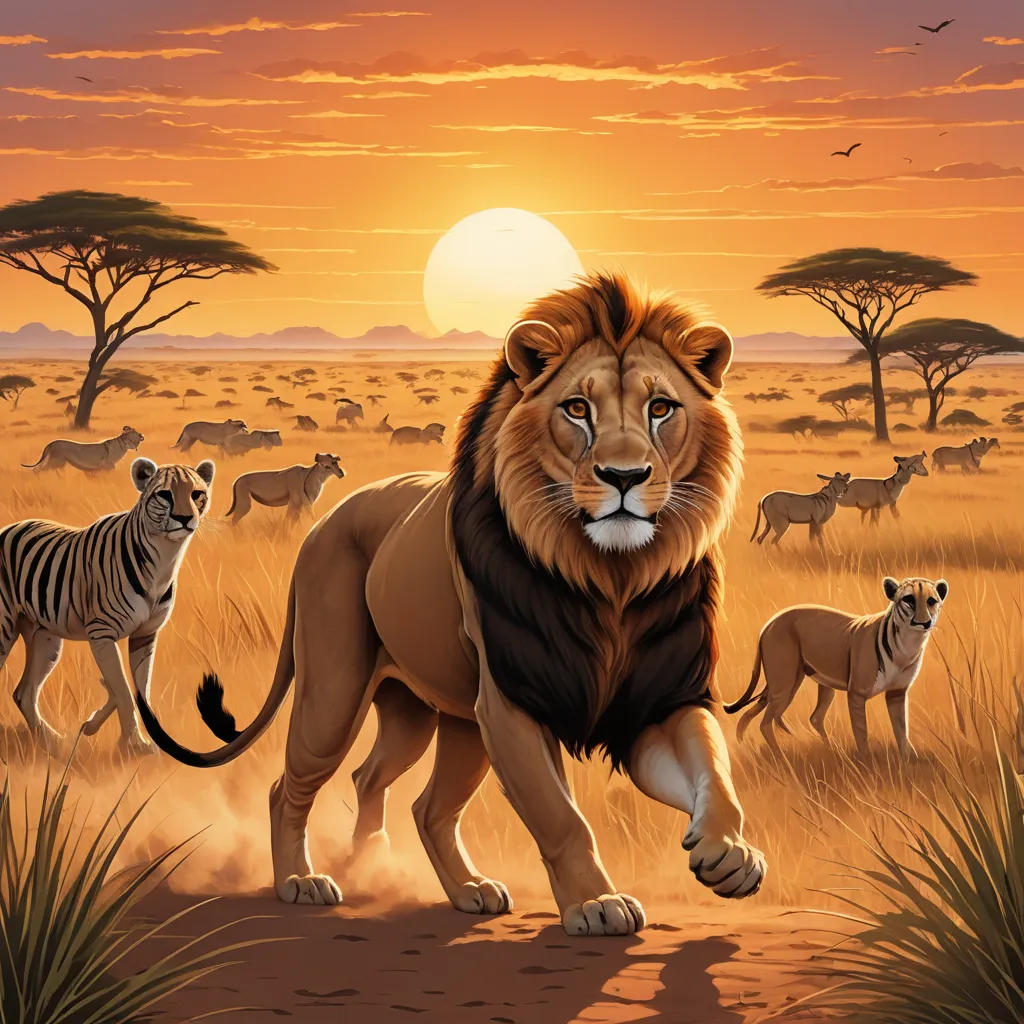 The Lion's Escape