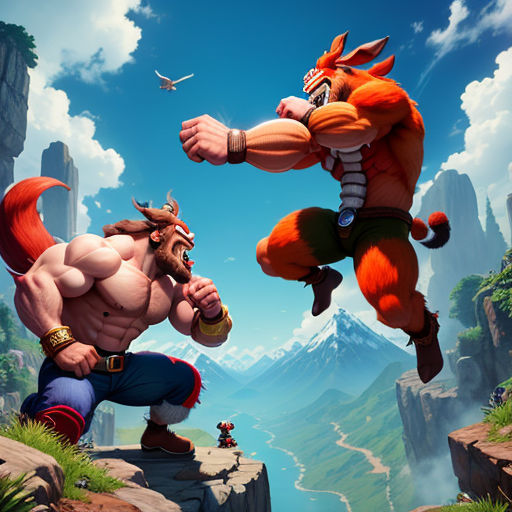 Donkey Kong and Jojo's Epic Clash