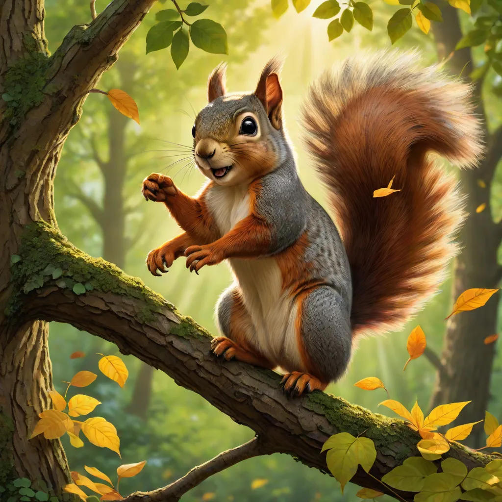 Sammy the Brave Squirrel