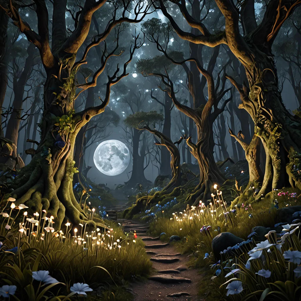 The Magical Adventures of Luna and the Enchanted Forest