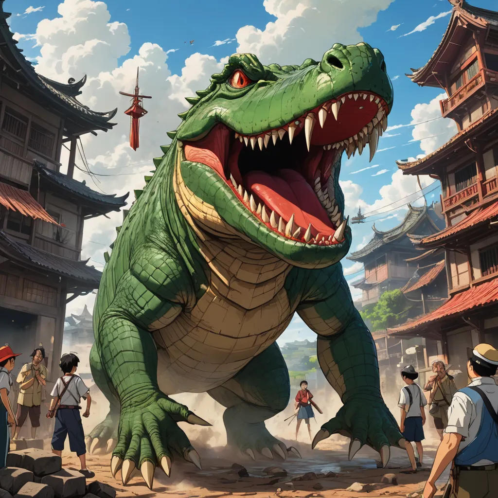 The Red-Nosed Crocodile