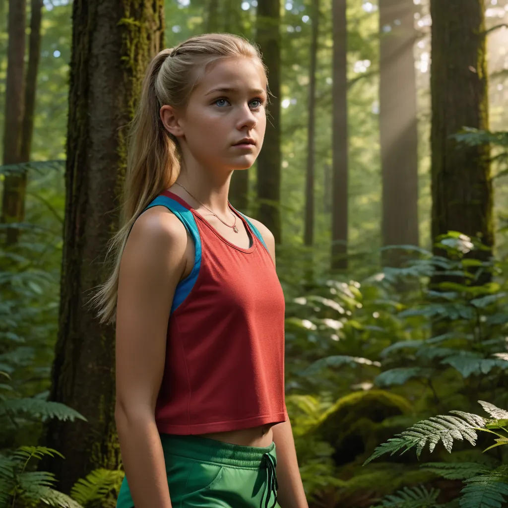 The Girl with the Red Crop Top