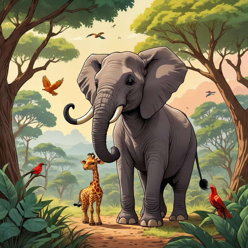 The Curious Little Elephant