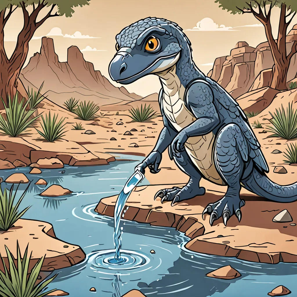 Raptor Red's Adventures: Saving the Water Hole