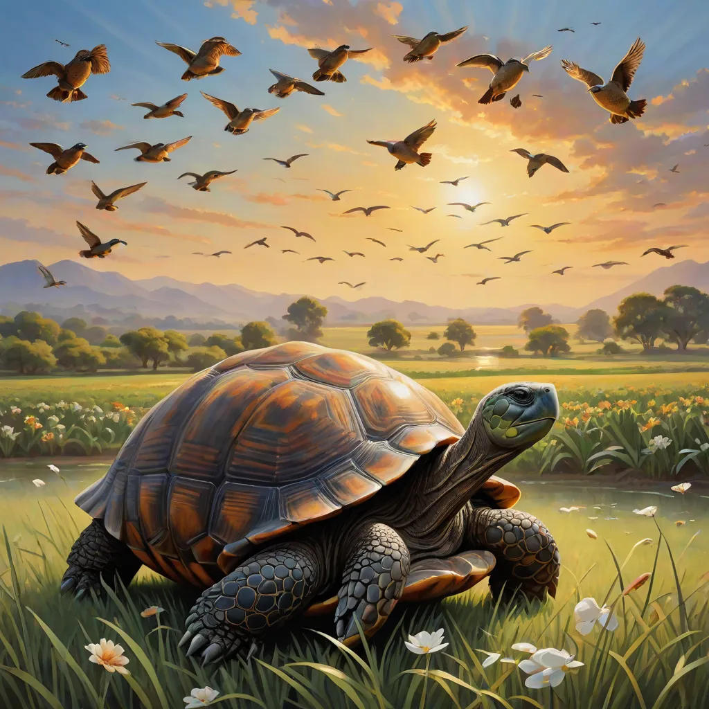 The Tortoise and the Ducks