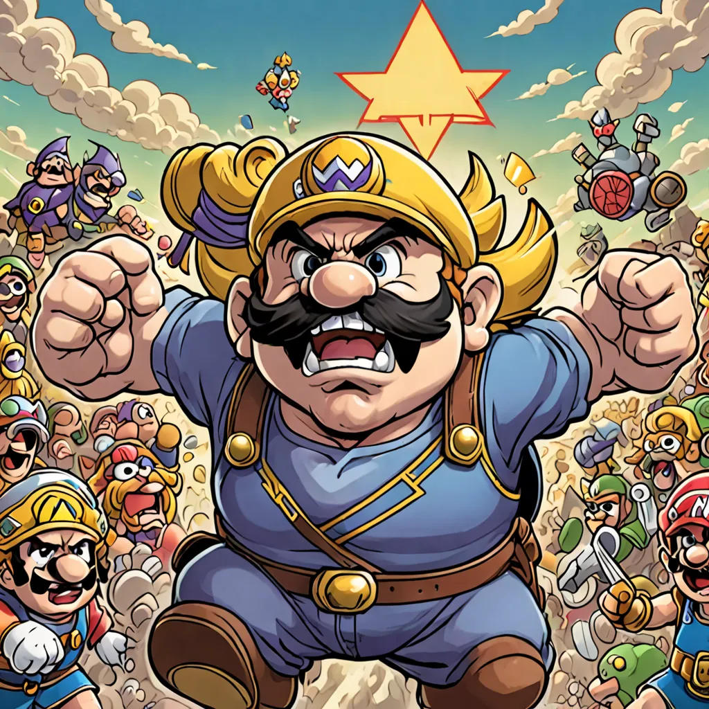 Wario's Triumph in Smash Bros