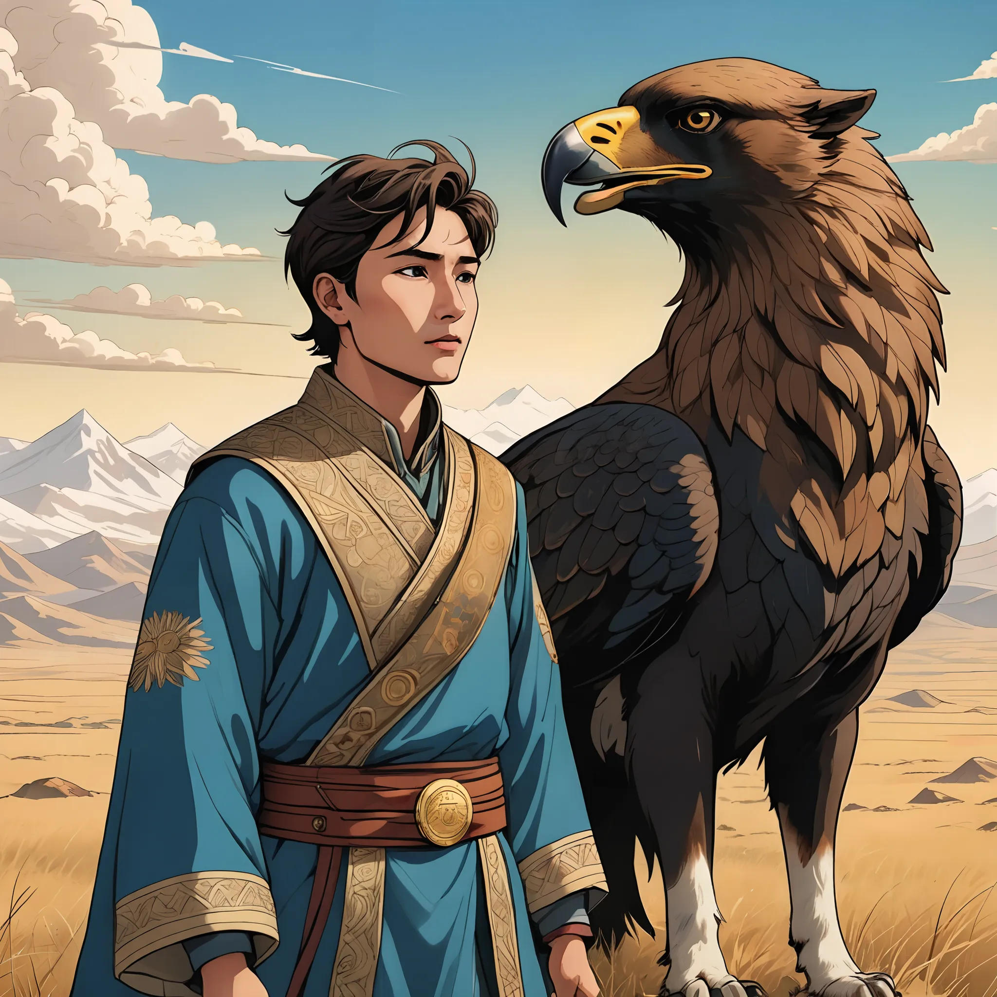 The Golden Eagle's Feather