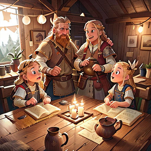 a group of people sitting around a table with a candle in front of them and a book on the table