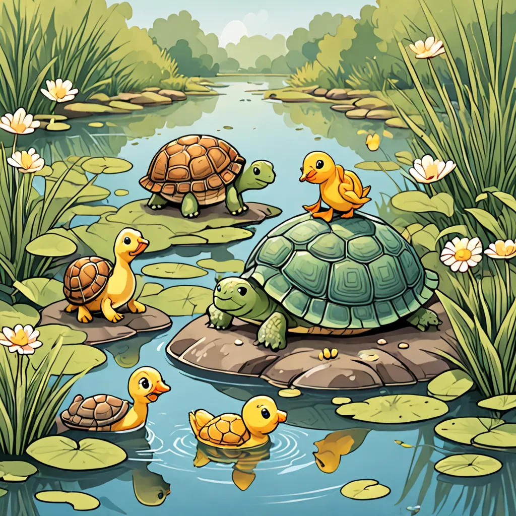 Timmy the Turtle's Pond Adventure