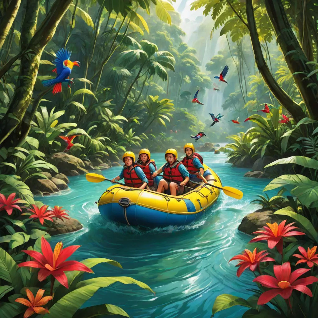 Max and Pippa's River Rafting Adventure