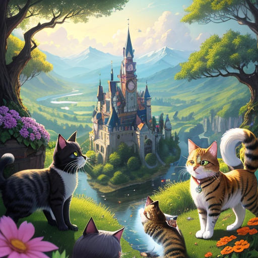 Whiskers and Whiskers: The Curious Cats