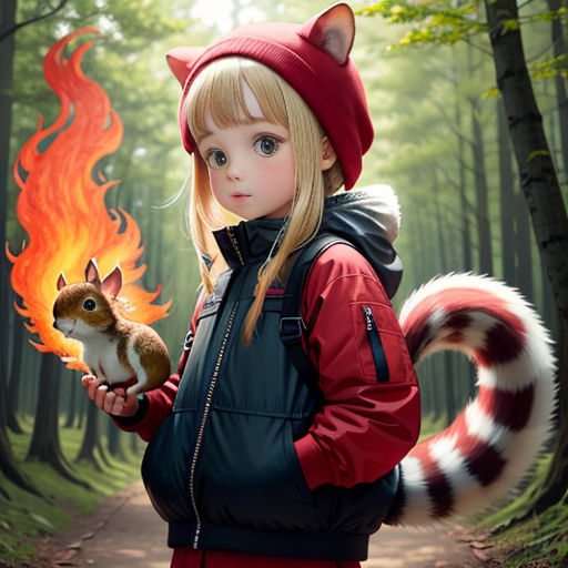 The Fire Red Squirrel