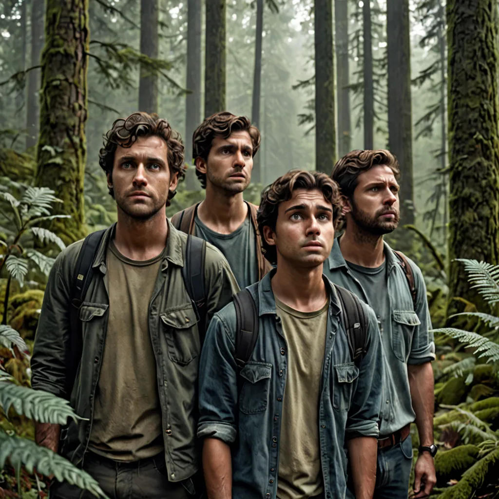 Os Três Amigos Lost in the Forest