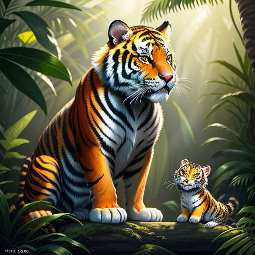 The Growing Journey of the Baby Tiger