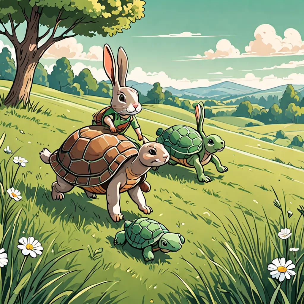 The Race Between the Rabbit and the Turtle