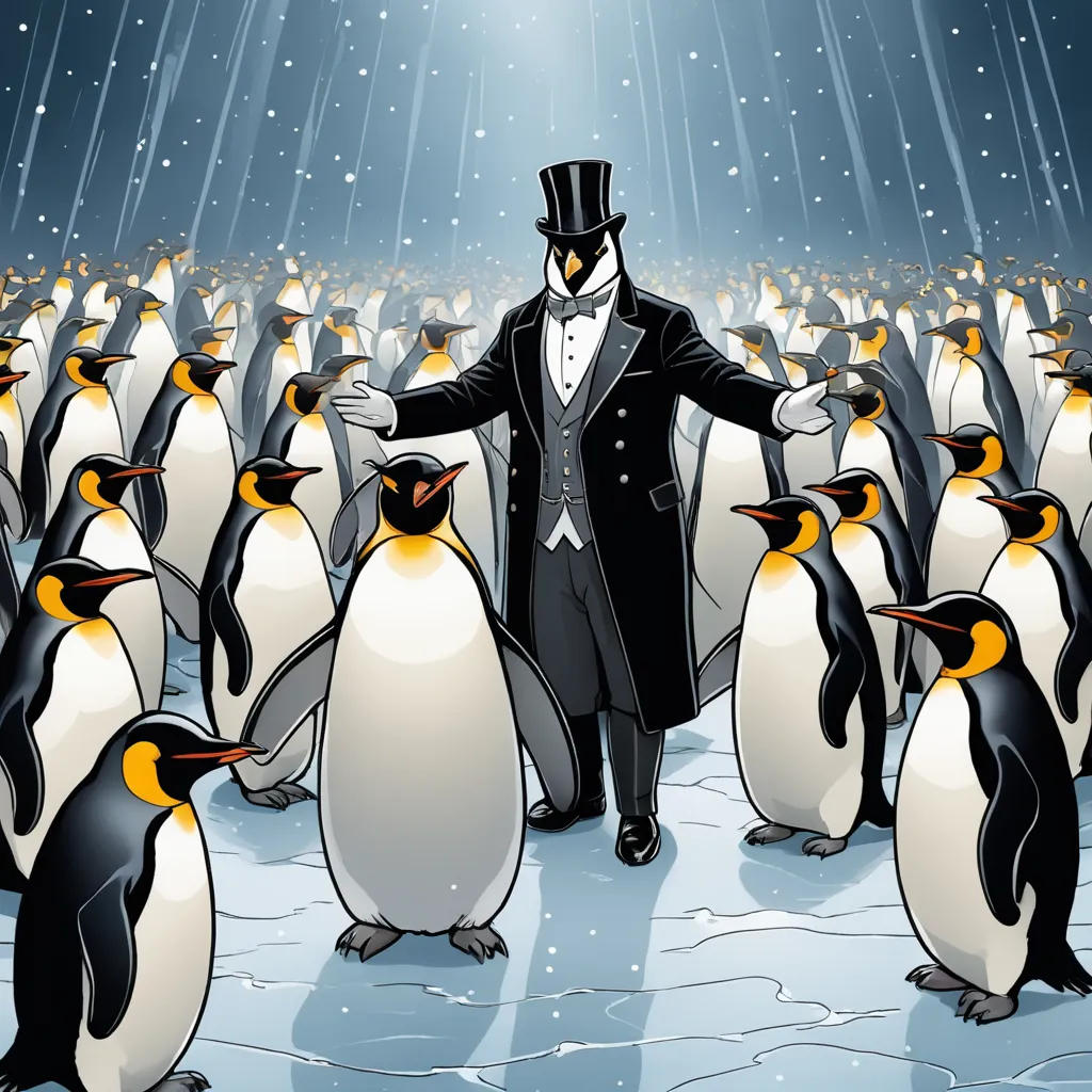 Maestro Waddlesworth: A Symphony on Ice
