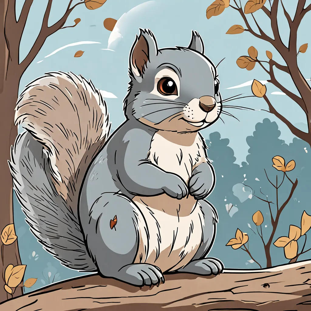 Blue the Friendly Squirrel