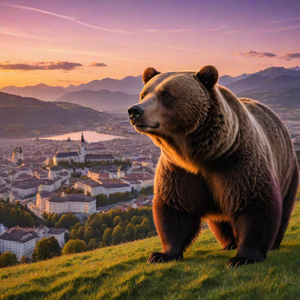 Gus the Grizzly in Salzburg