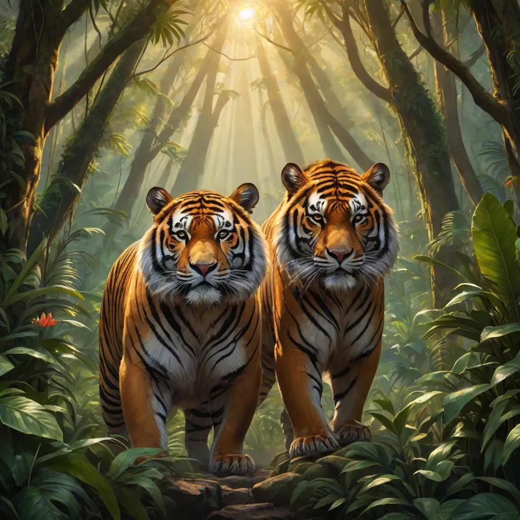 The Unlikely Friendship of Bear and Tiger