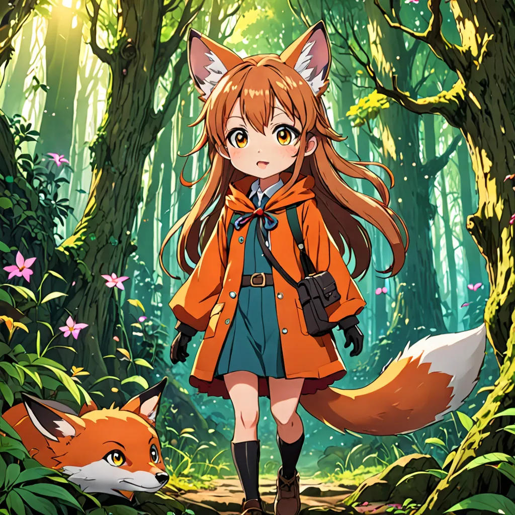 The Little Antro-Fox-Girl