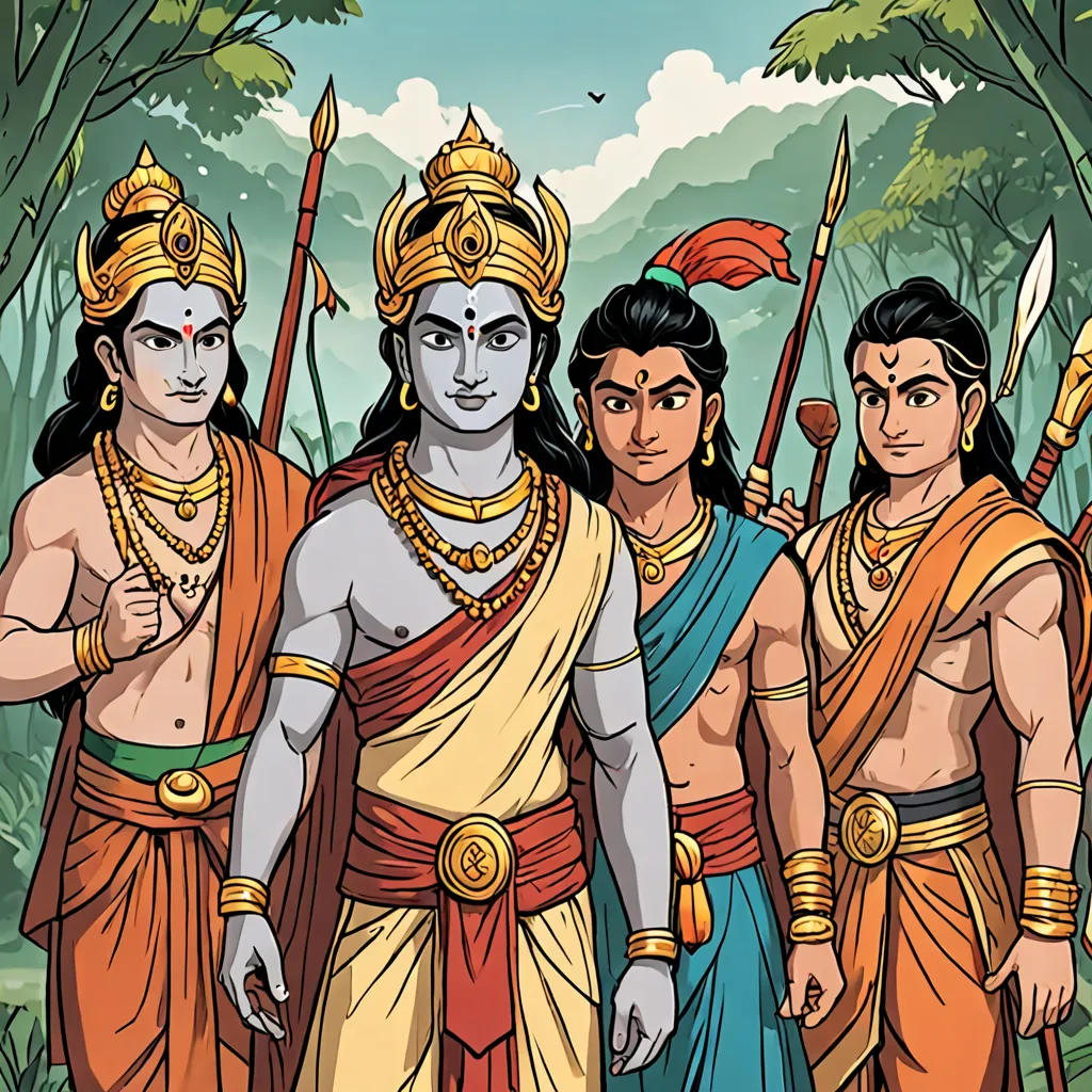 The Childhood Adventures of the Pandavas