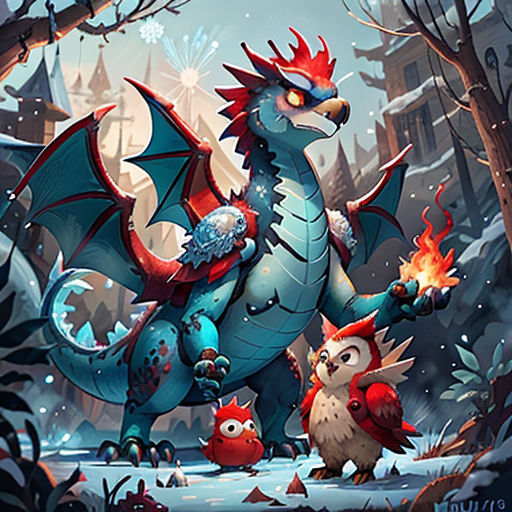 Frosty, the Brave Ice Dragon