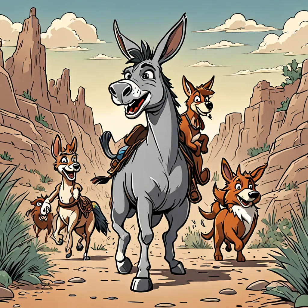 The Brave Donkey