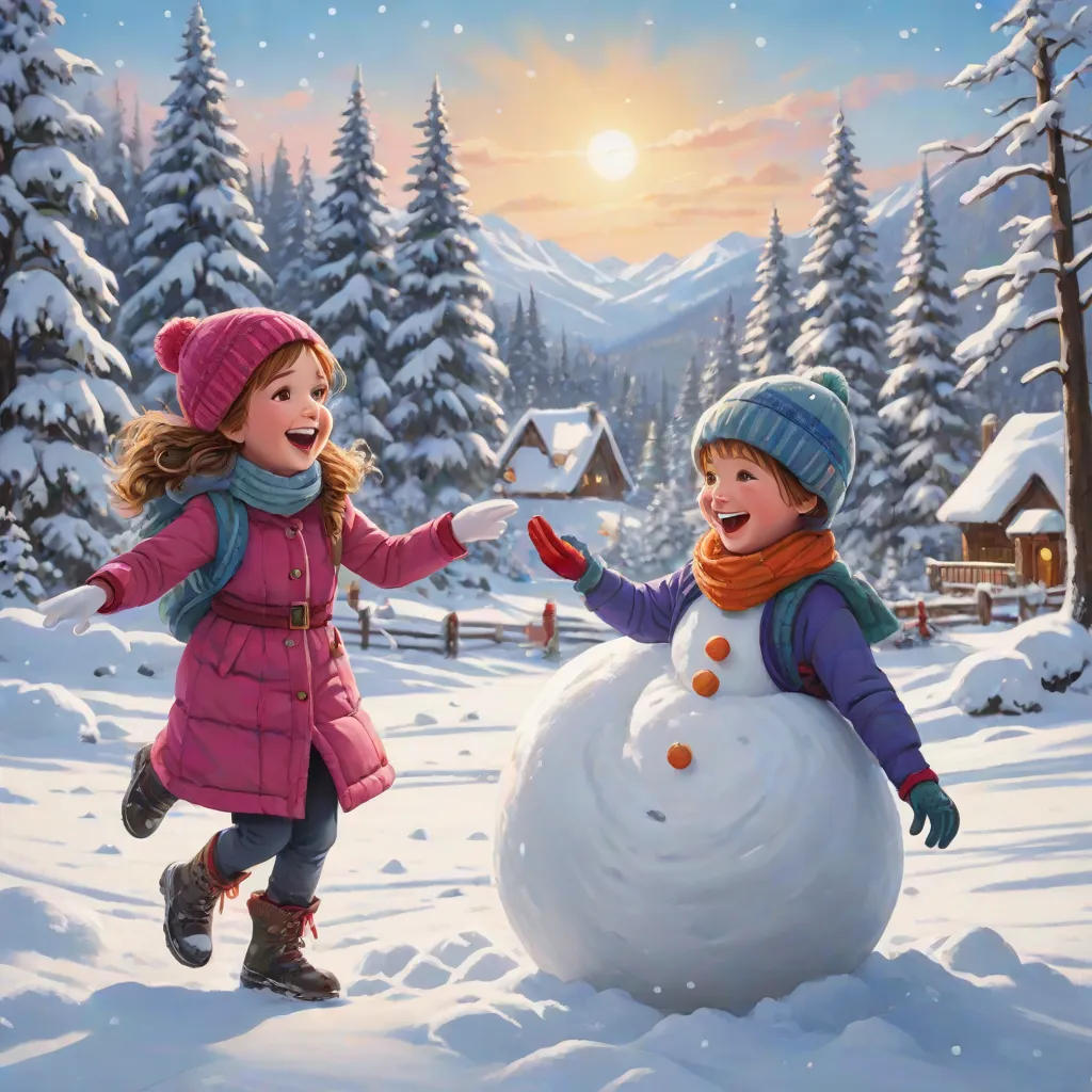 Winter Paws and Snowy Tales