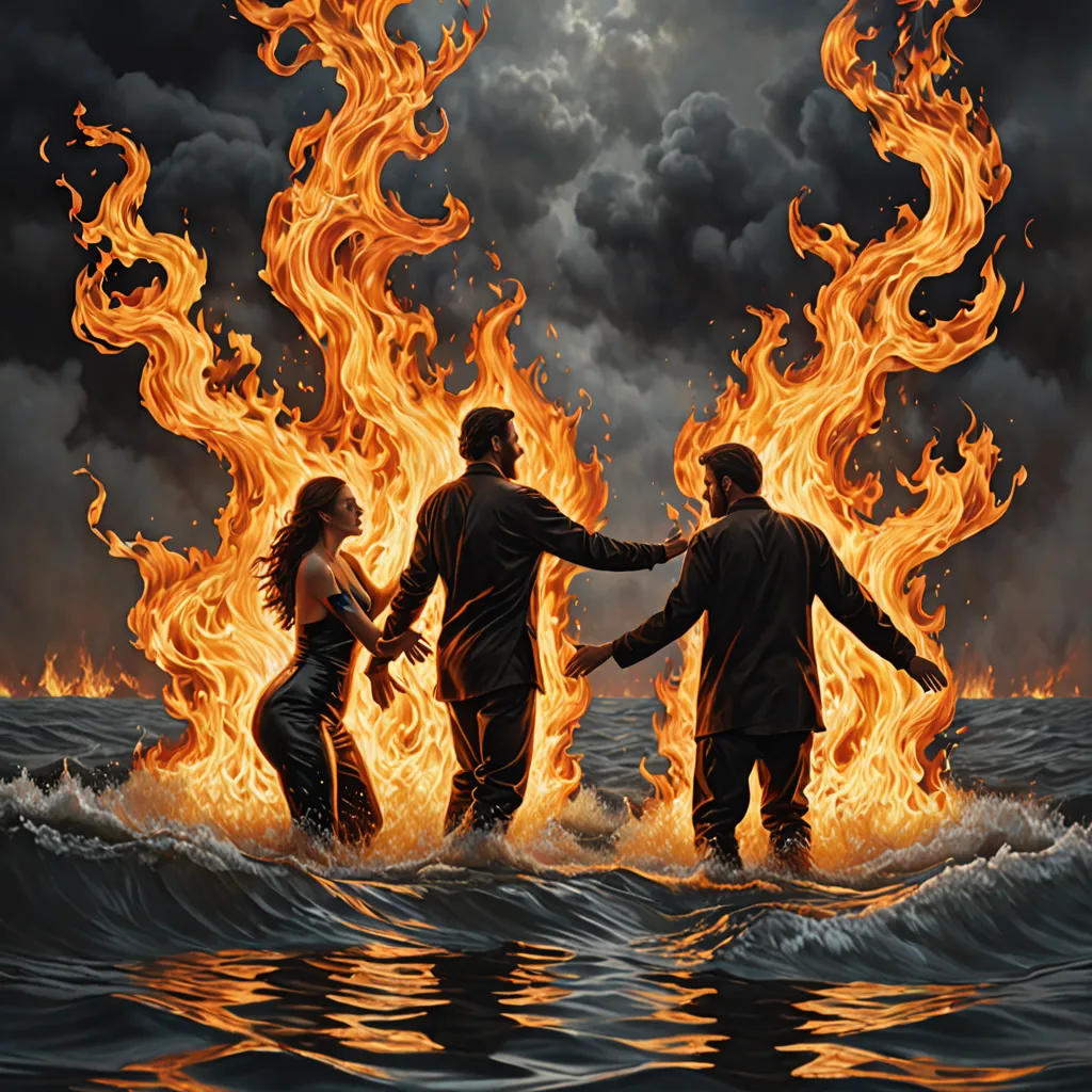 Dancing Flames and Flowing Waters
