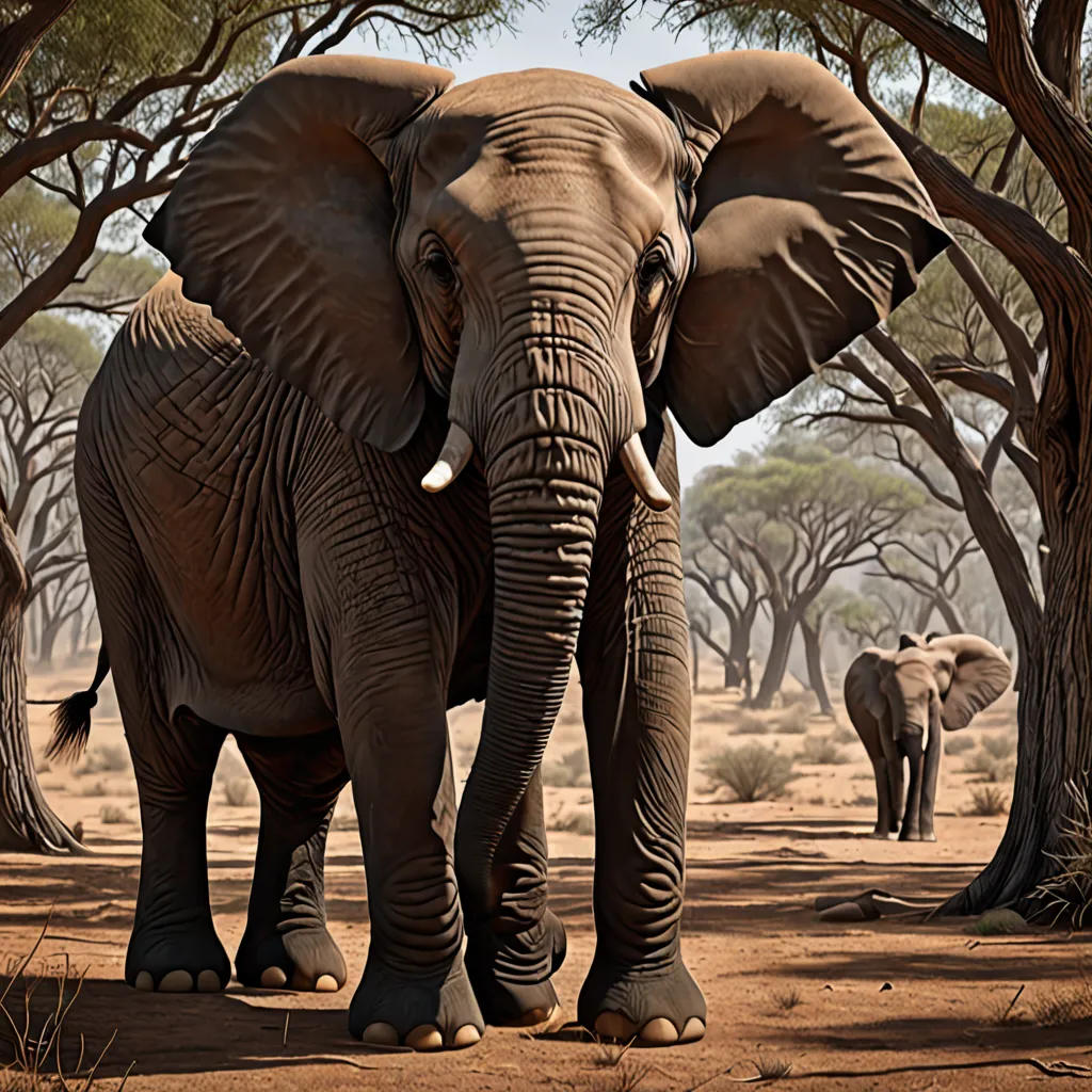 Andy Elephant and Ellie Ant