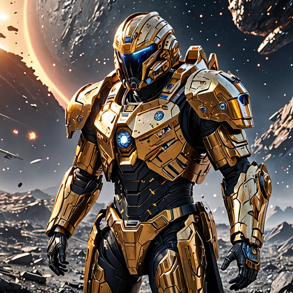 a man in a suit standing in front of a space scene with planets and stars in the background,, antipodeans, concept art, Eve Ryder, star citizen halo