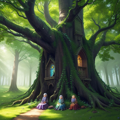 The Enchanted Tree: A Tale of Wisdom and Redemption, by HybridTales