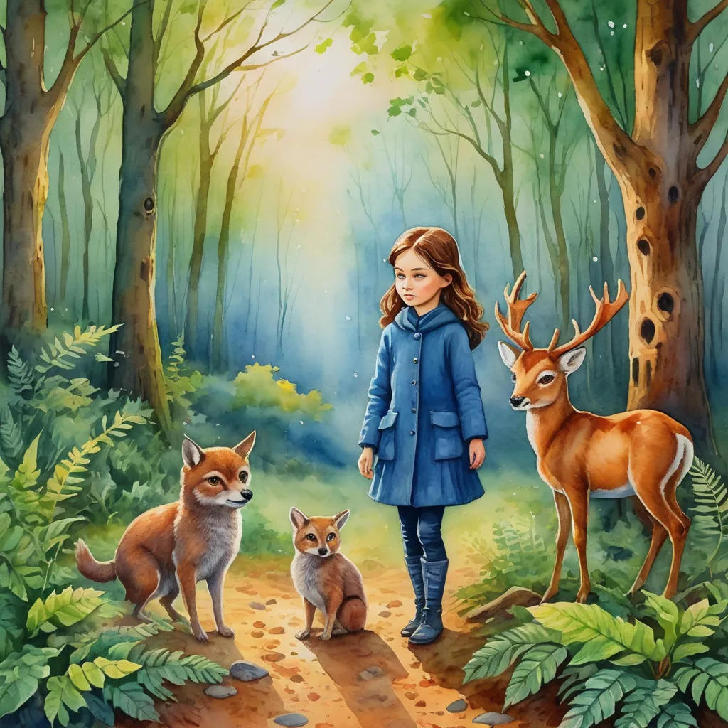 The Magical Journey of Luna and the Enchanted Forest