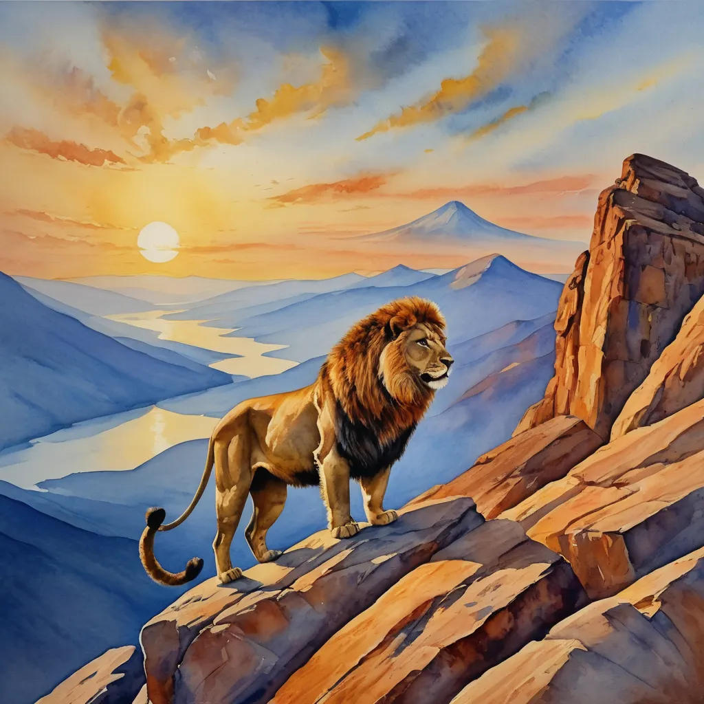 The Little Lion's Bravery