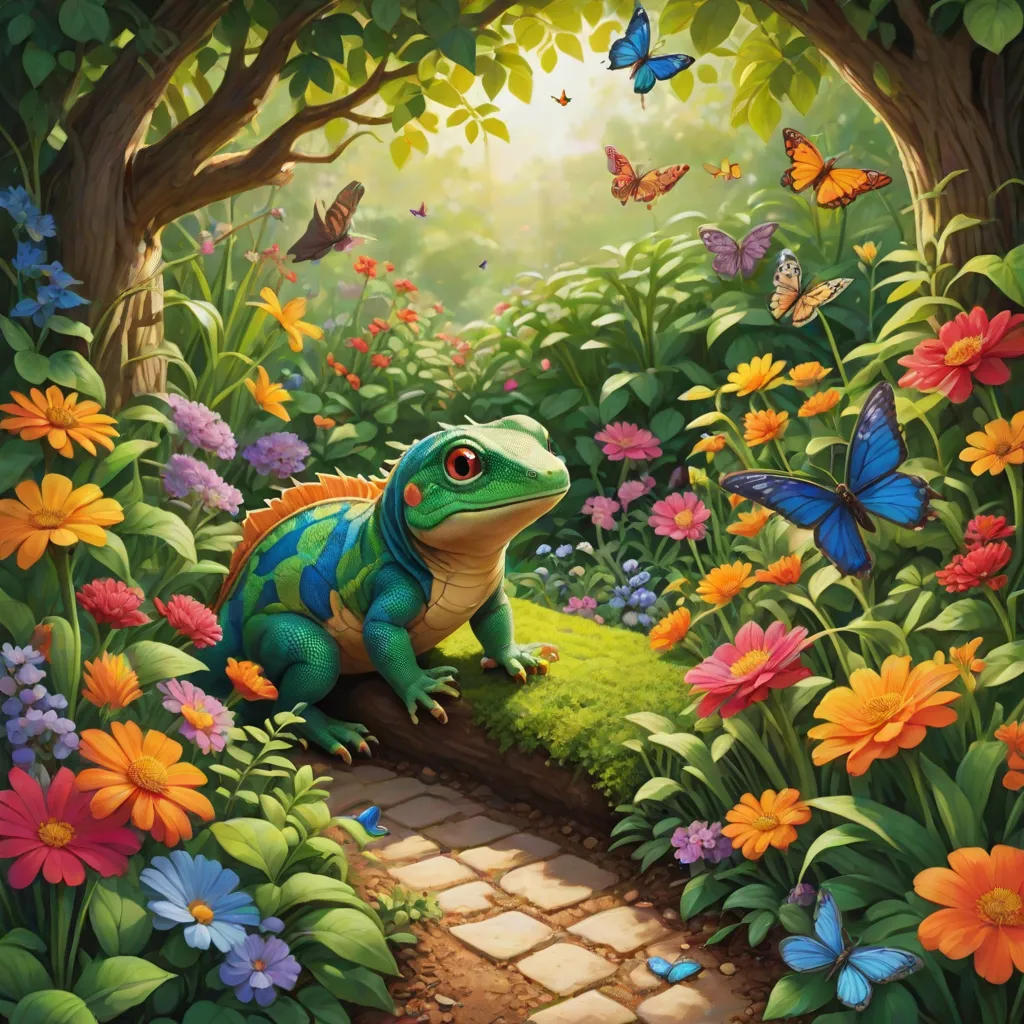 The Lizard's Garden Adventure