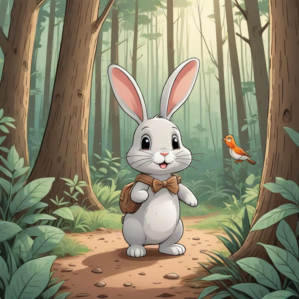 The Adventure of Brave Little Bunny Friskie and Bird Boo