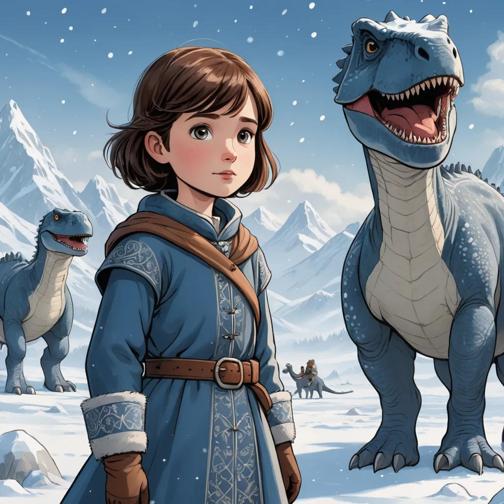 Sarah and the Friendly Dinosaur