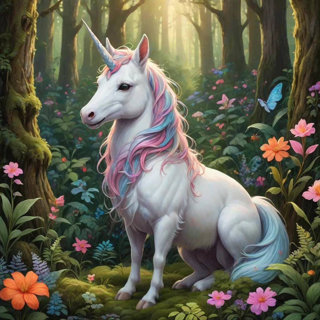 The Weary Unicorn and the Encouraging Friend