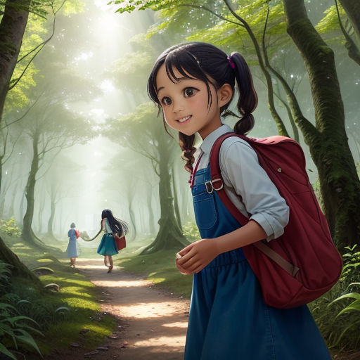 Lina and Alice's Forest Adventure