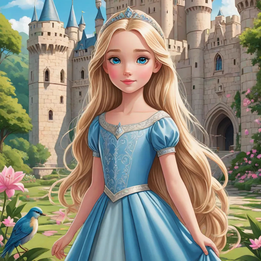 Princess Amara, the only child of the king and queen, lived in a grand castle. She was loved by all and was always curious, always looking for new adventures.
