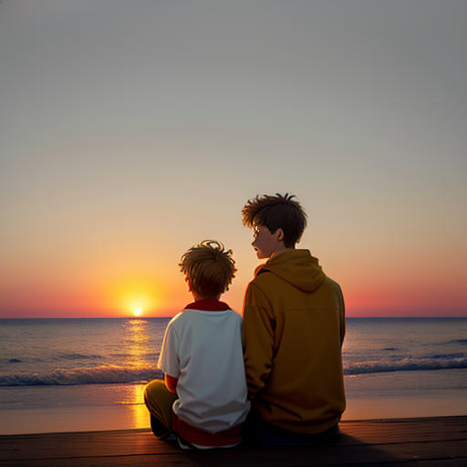 Sunset at the Seaside