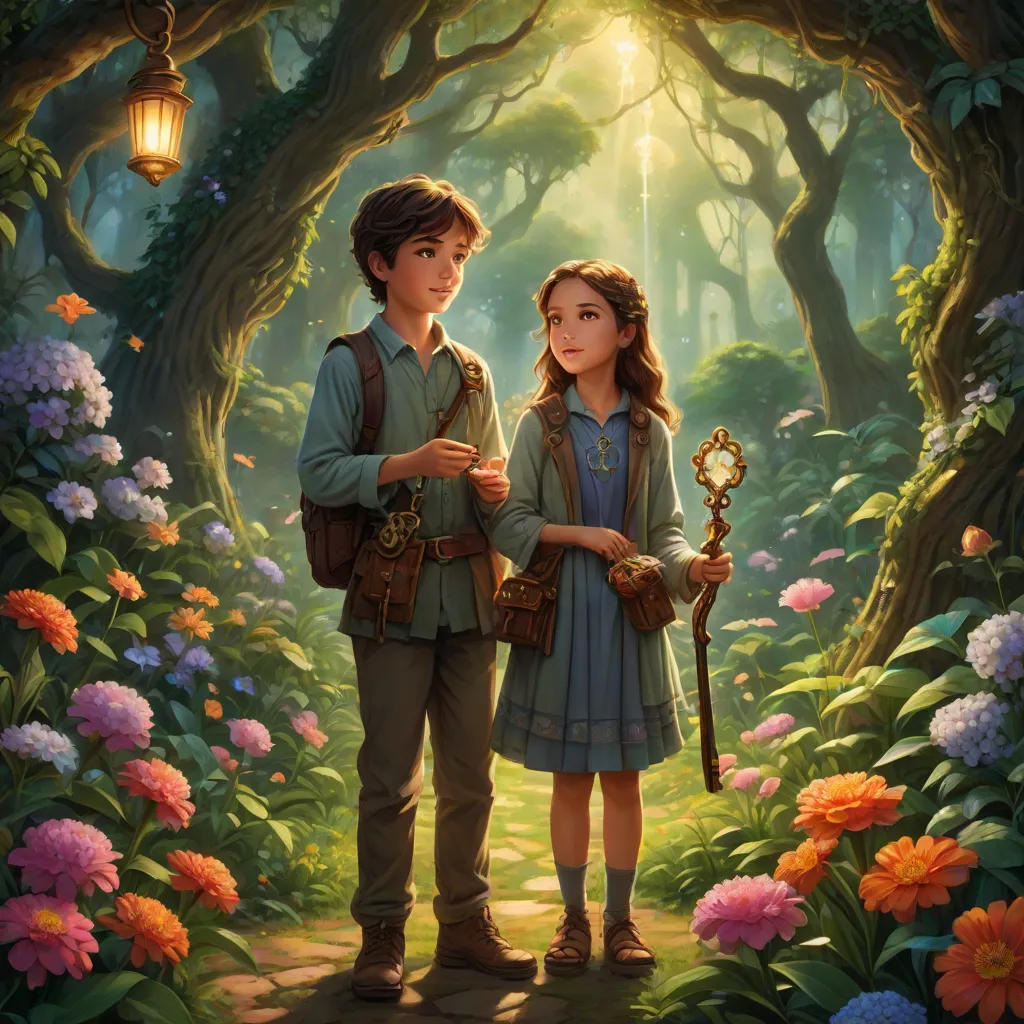The Glowing Key: Adventures in the Garden
