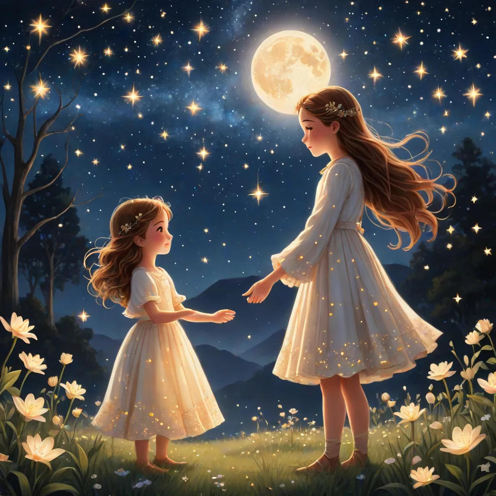 The Adventure of Little Moonbeam and the Dreamy Stars