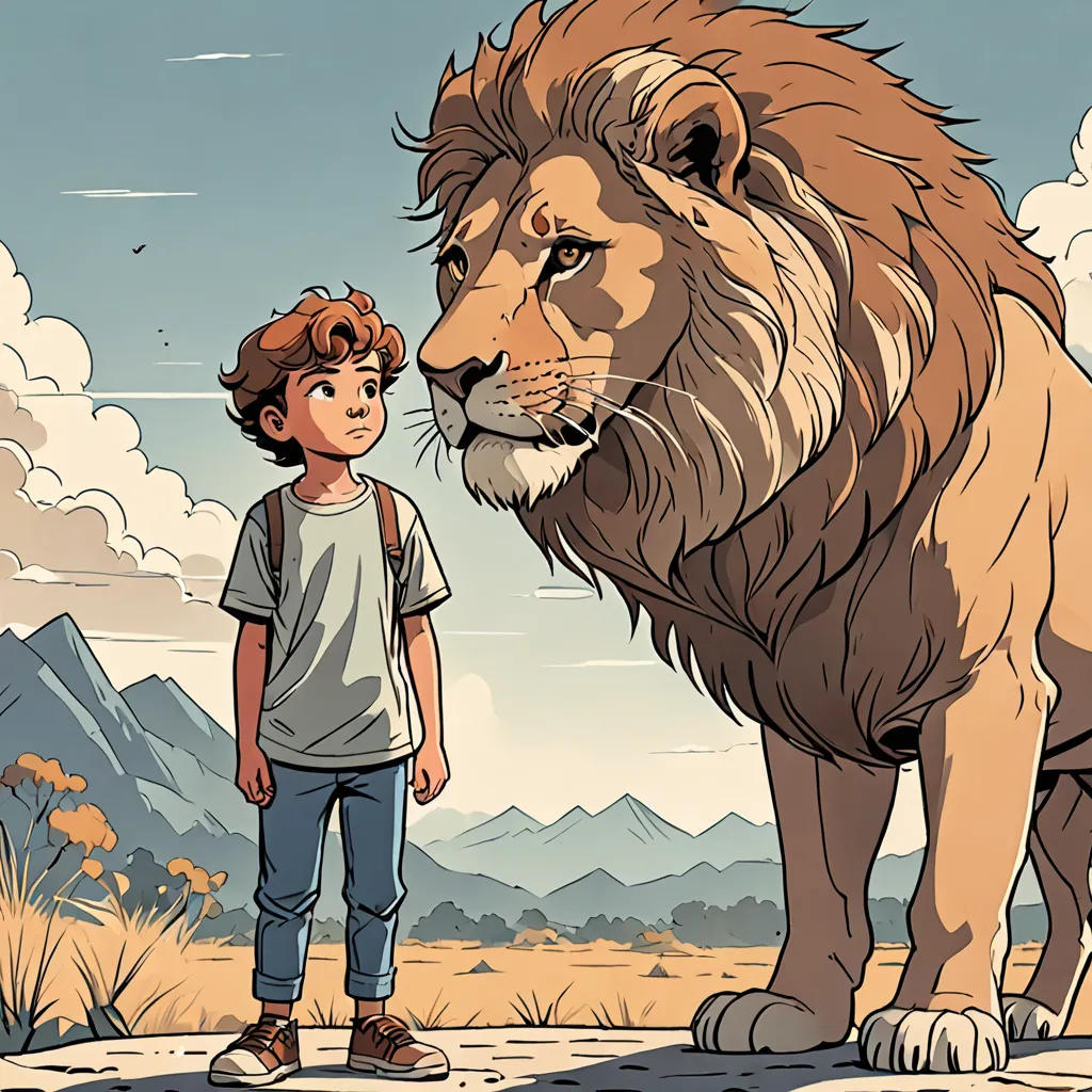 Leo the Lion's Brave Friend