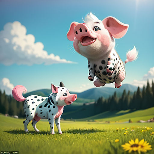 The Dalmatian and the Pig